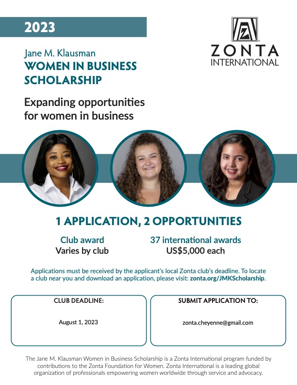 Zonta Sponsor Form